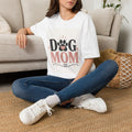 Dog Mom T-Shirt — Cute Paw Heart Graphic Tee for Dog Lovers