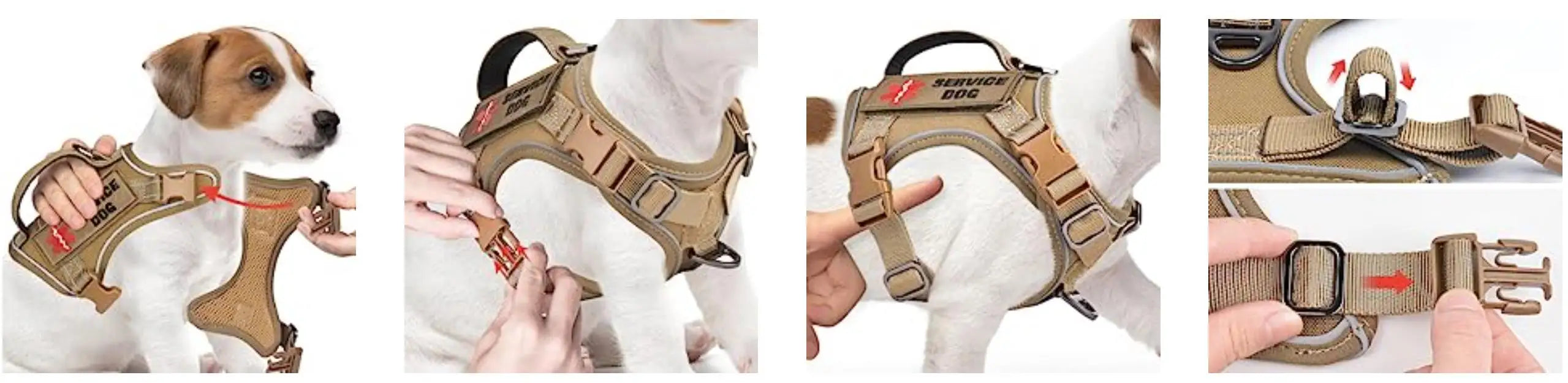 Tactical Dog Harness — No-Pull Military Style with Handle