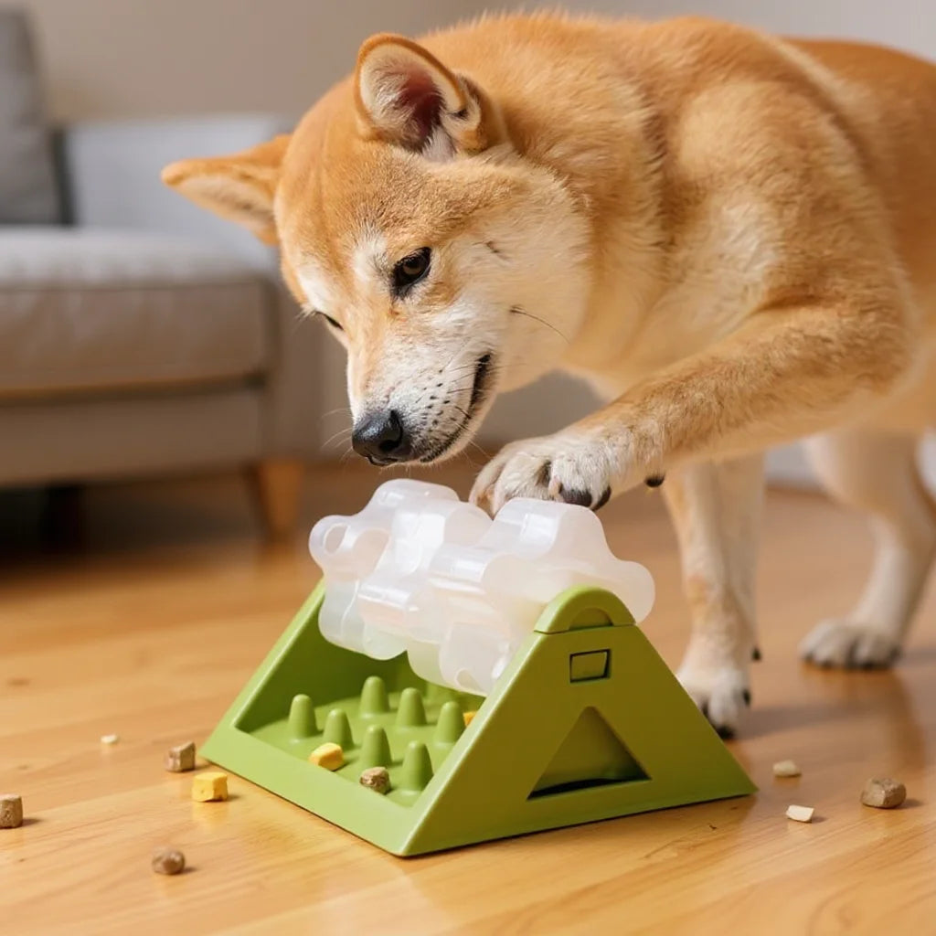 Interactive Dog Puzzle Feeder — Slow Feed & Brain Training Toy