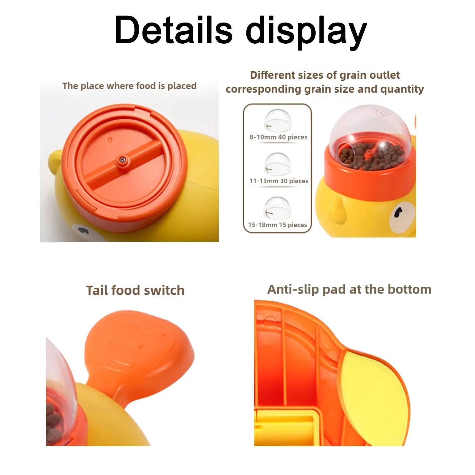Duck Slow Feeder & Snack Dispenser-Interactive Dog Toy