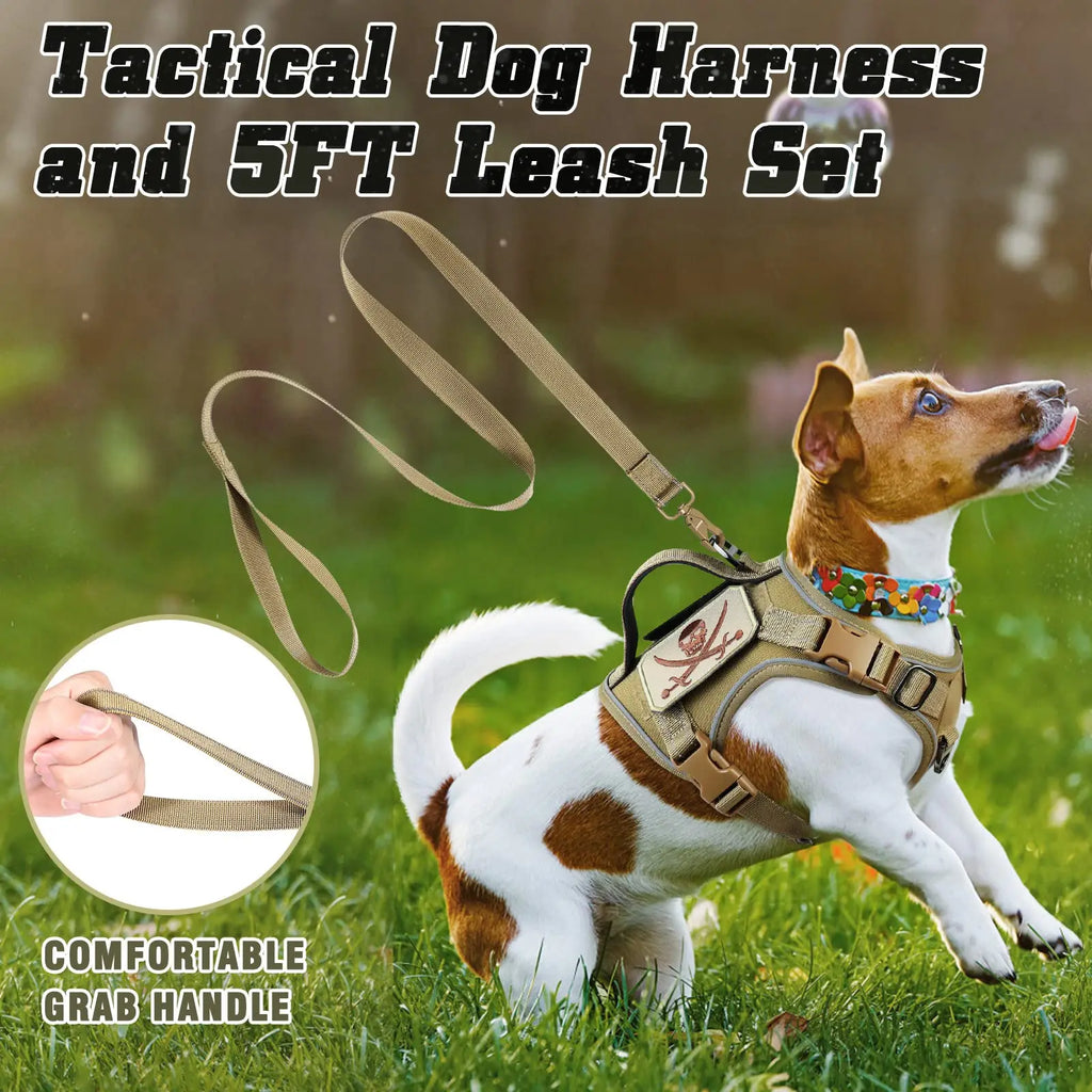 Tactical Dog Harness — No-Pull Military Style with Handle