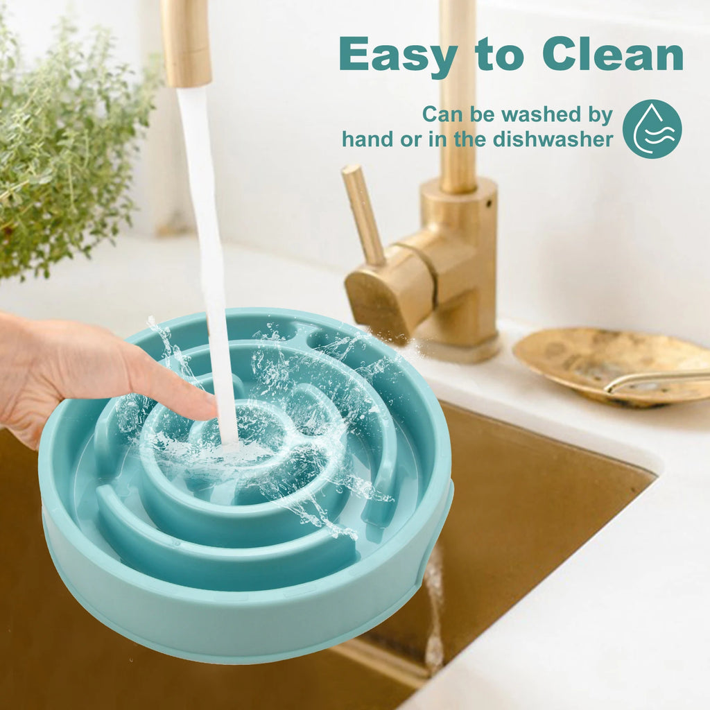Slow Feeder Dog Bowl - Anti-Gulping Full Feeding Dish