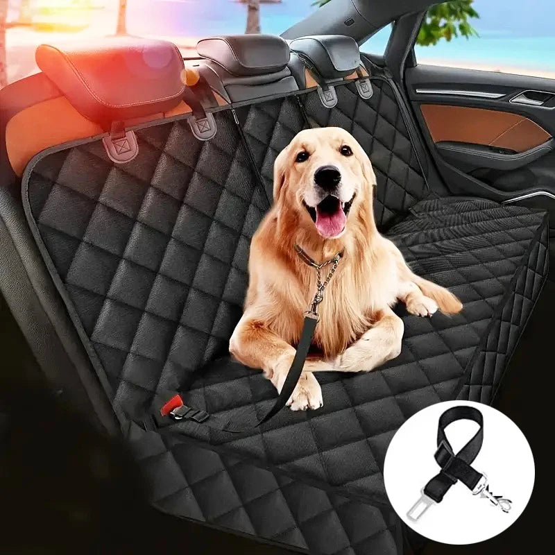 Waterproof Dog Car Seat Cover — Full Back Seat Protection