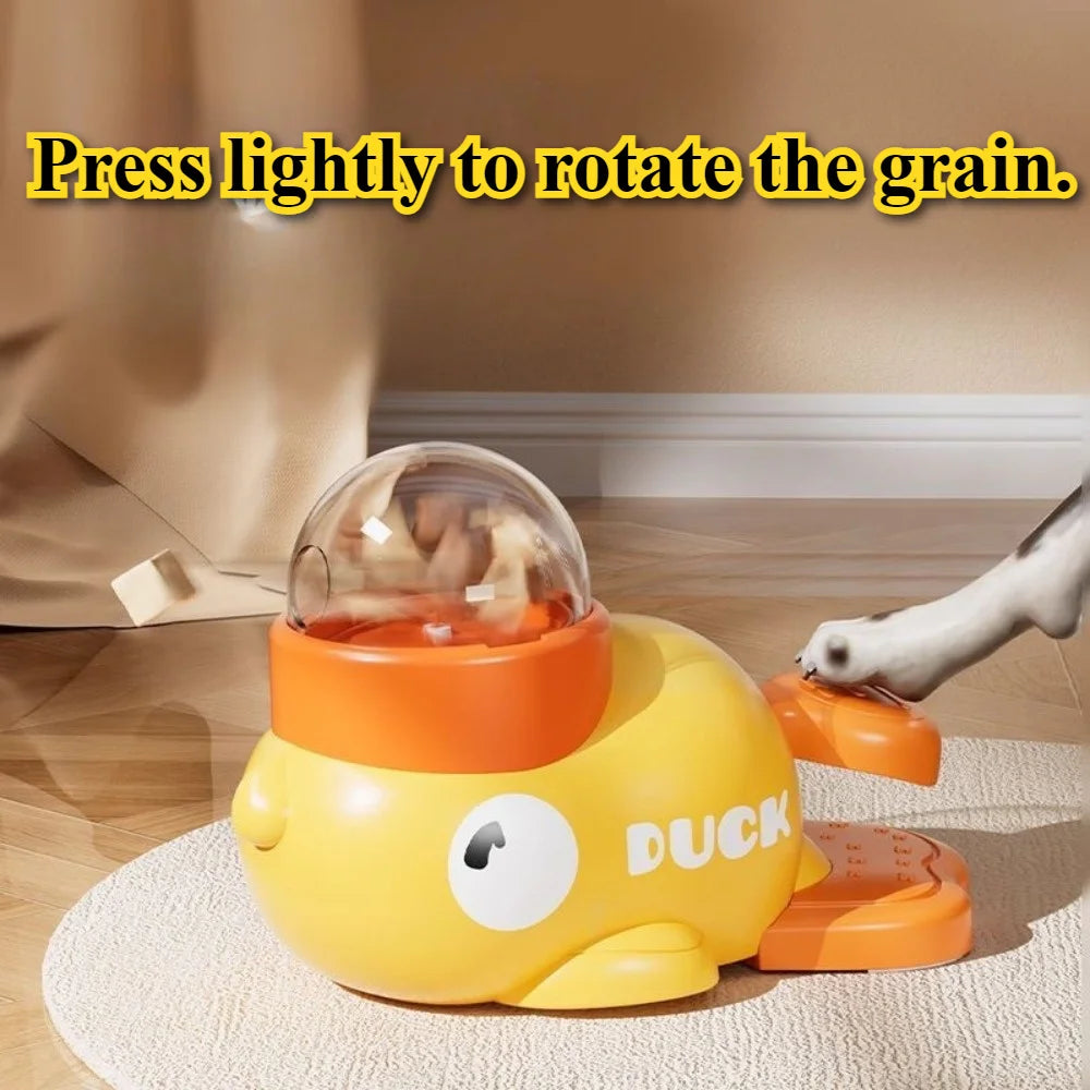 Duck Slow Feeder & Snack Dispenser-Interactive Dog Toy