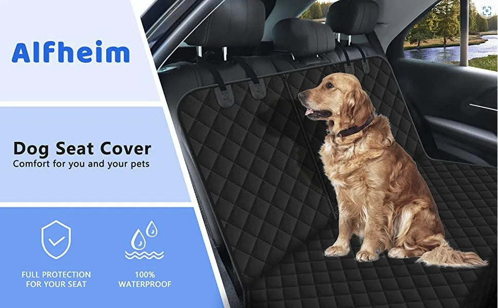 Waterproof Dog Car Seat Cover — Full Back Seat Protection