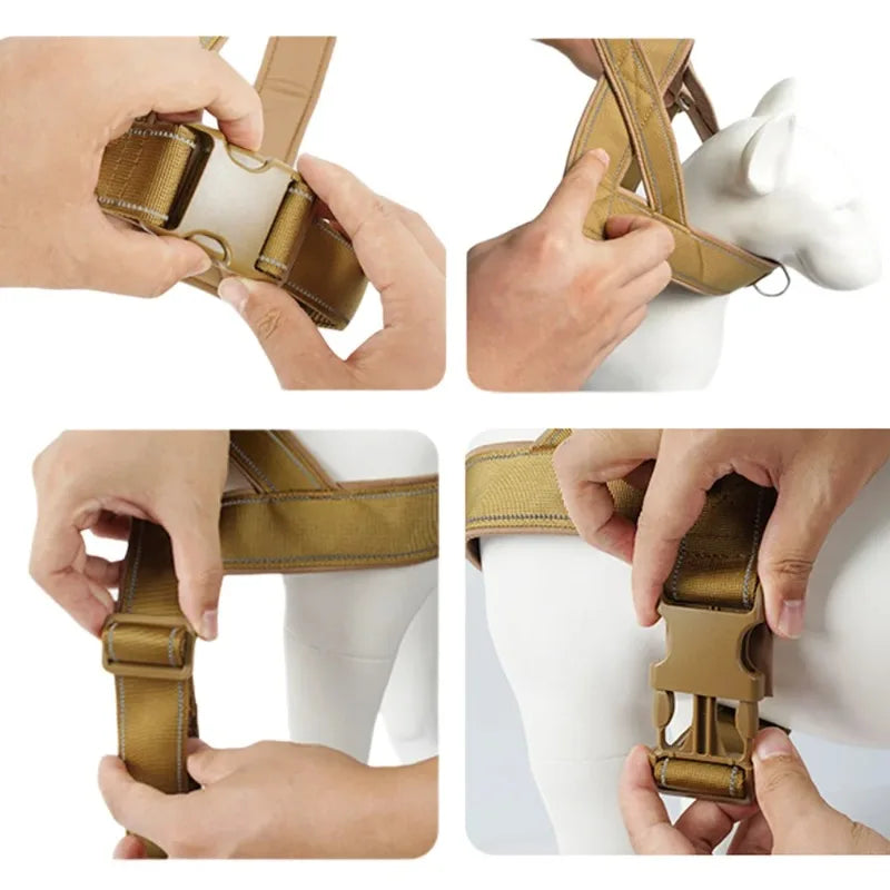 Premium Anti-Pull Dog Harness — Adjustable & Reflective