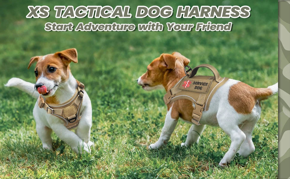 Tactical Dog Harness — No-Pull Military Style with Handle
