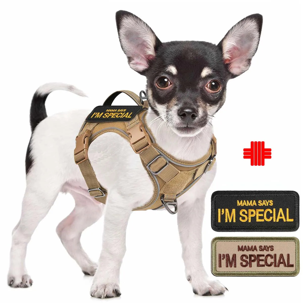 Tactical Dog Harness — No-Pull Military Style with Handle