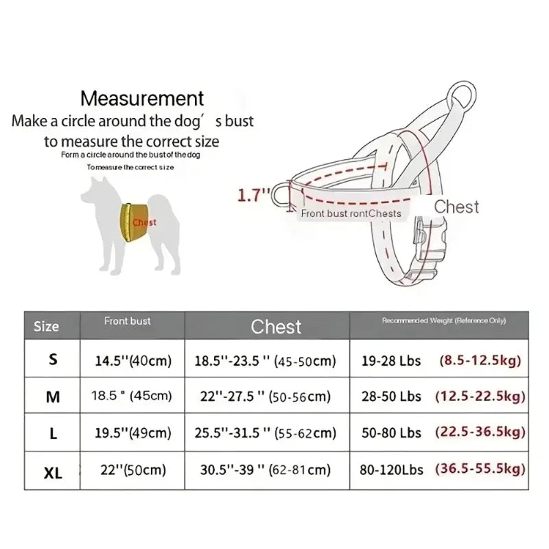 Premium Anti-Pull Dog Harness — Adjustable & Reflective