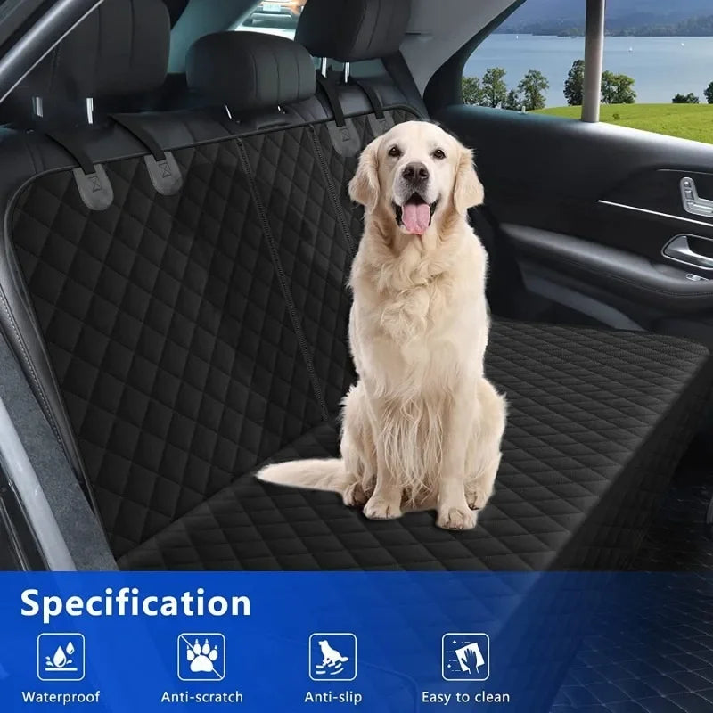 Waterproof Dog Car Seat Cover — Full Back Seat Protection