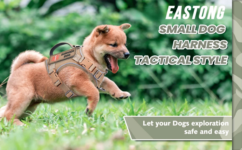 Tactical Dog Harness — No-Pull Military Style with Handle